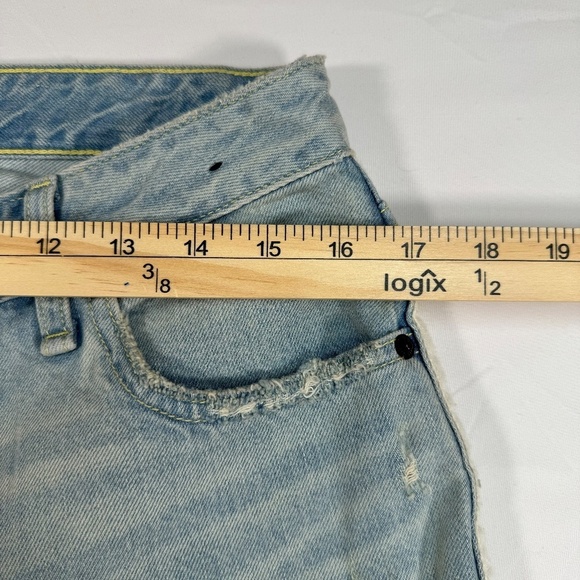Abercrombie & Fitch Ames Slim Boyfriend Jeans Womens Sz 27/4 Light Blue Low Rise - Picture 5 of 6